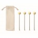 Set stirrer da cocktail in acciaio
