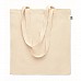 Borsa shopping in cotone biologico con soffietti
