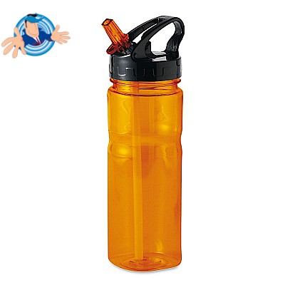 Bottiglia con cannuccia, Logo Personalizzato