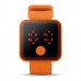 Orologio da polso con Led rosso