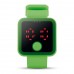 Orologio da polso con Led rosso