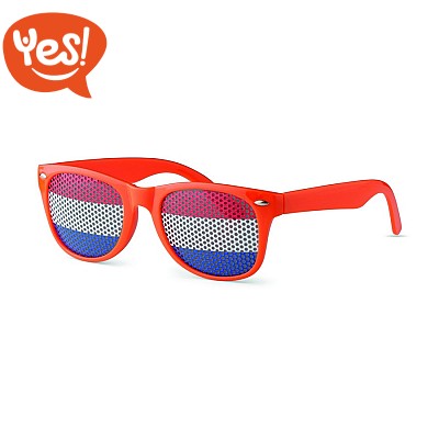Occhiali Da Sole Tifosi Calcio Con Bandiera - UV400, Unisex, Design Retrò, Per Feste E Sport (12 Paesi)