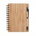 Blocknotes in bamboo