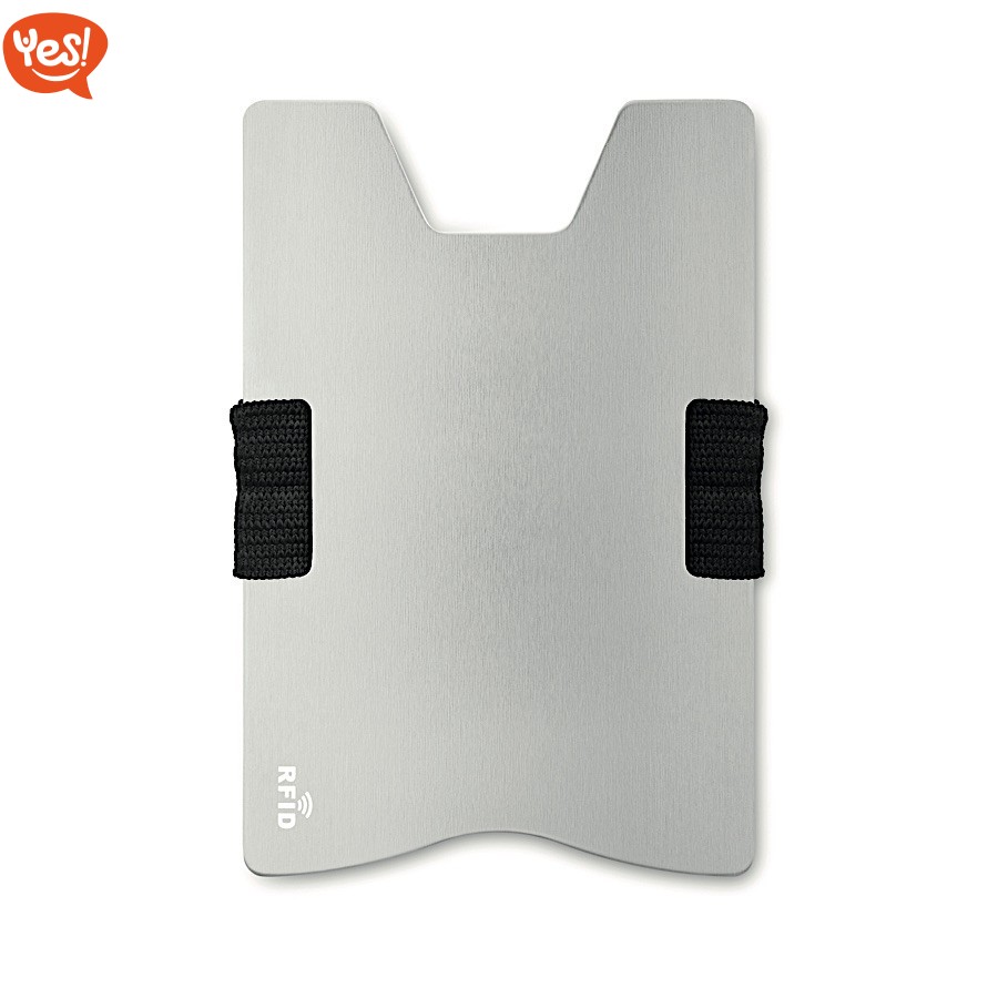 CUSTODIA CARTA DI Credito Alluminio Con Blocco RFID - Sicurezza - N EUR - Foto 4