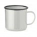 Tazza vintage in metallo smaltato