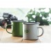 Tazza vintage in metallo smaltato