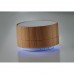 Speaker Bluetooth in bamboo con luce