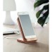 Caricatore wireless e stand in bamboo