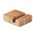 Stand per cellulare in bamboo personalizzabile