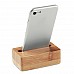 Stand per smartphone in bamboo personalizzabile