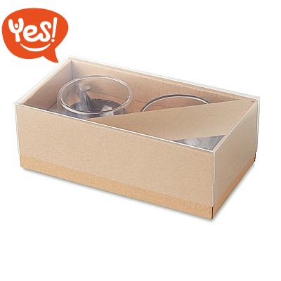 Graootoly Set di 2 tazze da caffè vintage in vetro con coperchi in bambù, sottobicchiere e cucchiai, 425,2 g, trasparenti, in rilievo, resistenti, facili da usare