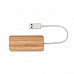 Hub USB in bamboo