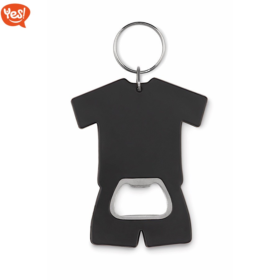 Portachiavi apribottiglia a forma di t-shirt Logo Personalizzato