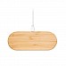 Doppio caricatore wireless in bamboo