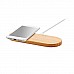 Doppio caricatore wireless in bamboo