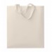 Borsa shopping in cotone naturale con manici corti