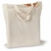 Borsa shopping in cotone naturale con manici corti