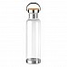 Bottiglia in tritan da 800 ml con tappo in acciaio e bamboo
