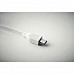 Portachiavi in bamboo con cavi USB-A, Micro-B e C