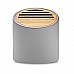 Speaker design in cemento e bamboo