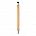Penna a sfera in bamboo con stilo