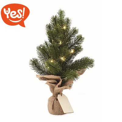Mini albero di Natale con luci