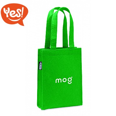 Mini borsa shopping in feltro riciclato