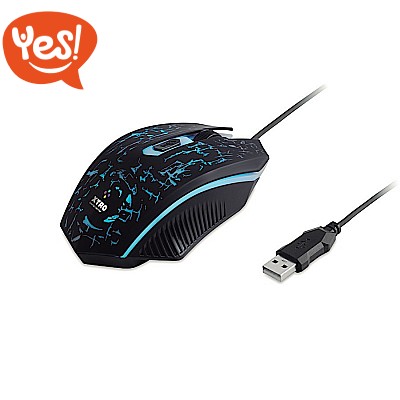 Mouse luminoso da gioco