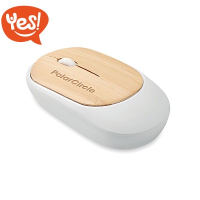 Mouse wireless in bamboo