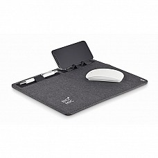 Mousepad ecologico con caricatore e supporto per smartphone