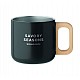 Mug in acciaio riciclato con manico in legno Mug in acciaio riciclato con manico in legno