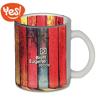 Mug in vetro opaco per sublimazione