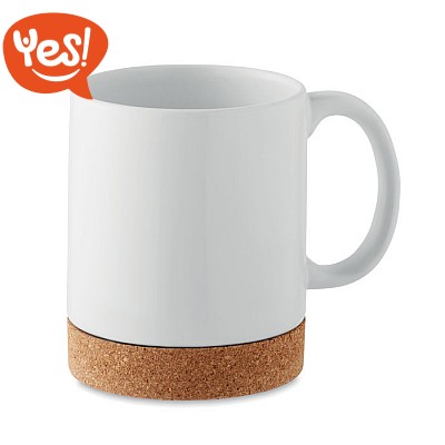 Mug per sublimazione con base in sughero