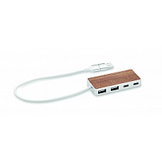 Multiporta USB in alluminio riciclato