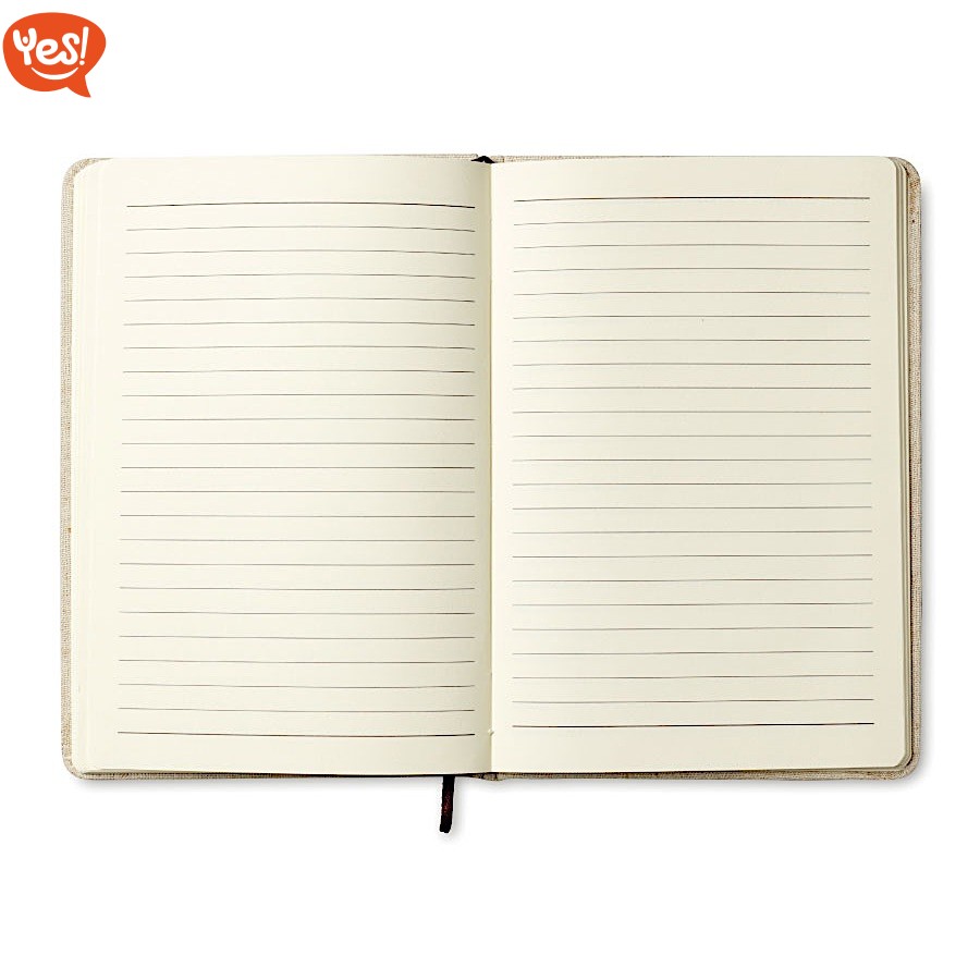 Notebook A5 con 96 pagine a righe, Logo Personalizzato