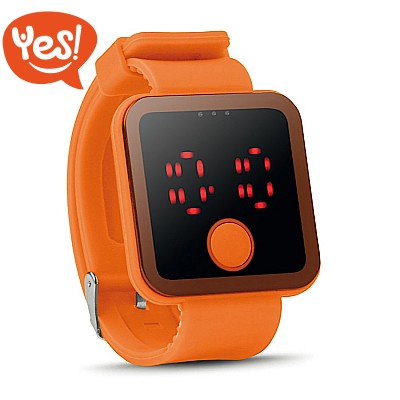 Orologio da polso con Led rosso