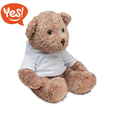 Orsetto peluche con maglia personalizzabile