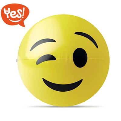 Pallone emoticon ammiccante