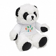 Panda peluche con maglia personalizzabile