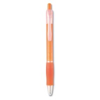 Penna a sfera con impugnatura in gomma e refill nero