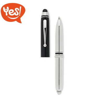 Penna in ABS con torcia