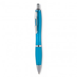 Penne a sfera con grip in gomma e refill blu