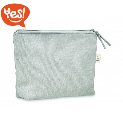 Pochette unisex in tessuto riciclato