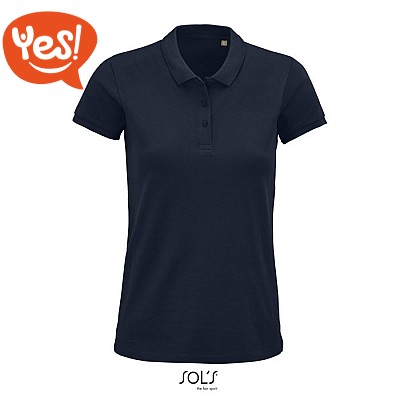 Polo da donna in cotone bio