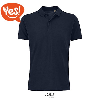 Polo da uomo in cotone bio