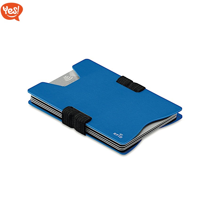 Porta carte di credito in alluminio RFID Logo Personalizzato Da 1 94