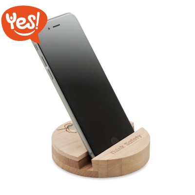 Porta smartphone ecologico in legno