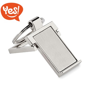 Portachiavi rettangolare con stand per smartphone Portachiavi rettangolare con stand per smartphone