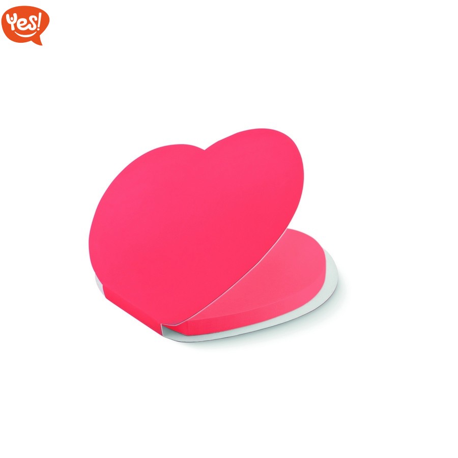 Post-it a forma di cuore, Logo Personalizzato