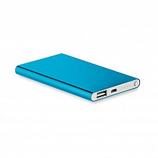 Power bank in alluminio da 4000 mAh